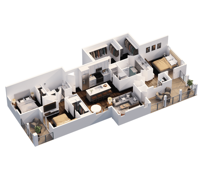 Unit 04301 04301 floor plan